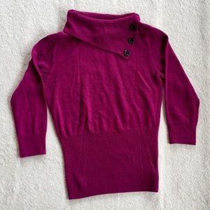 🔳Magenta Button Sweater🔳
